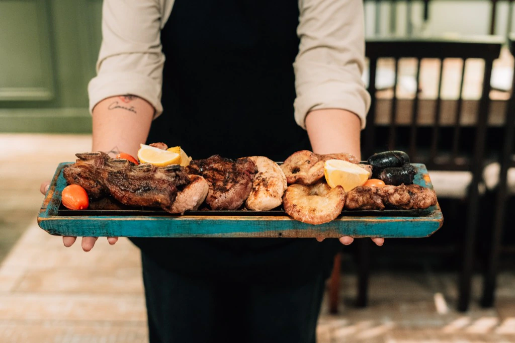 Parrillada servida en Churrasquito